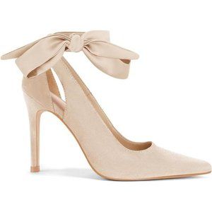 High Heels Bow Tie Back C Nude